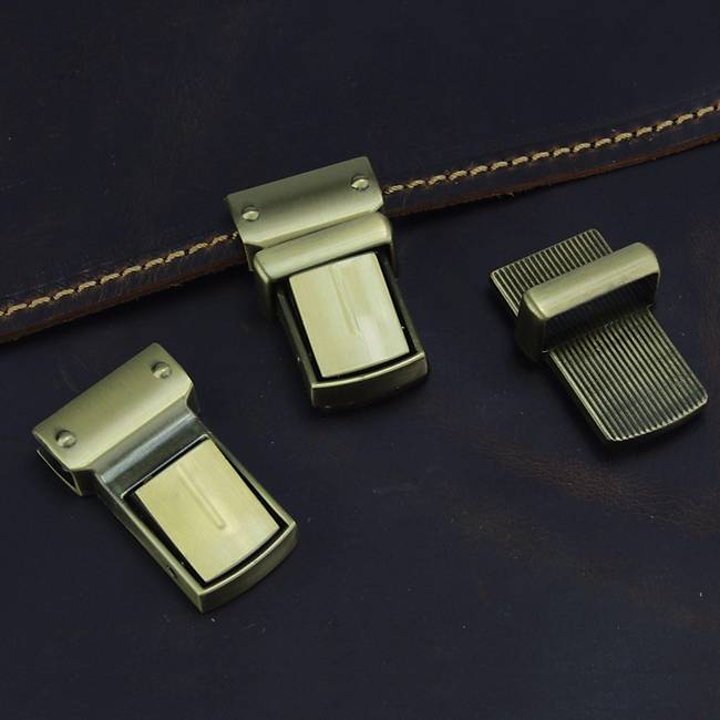 Fırçalı Antik Çanta Kilit -2- Deri Hobi