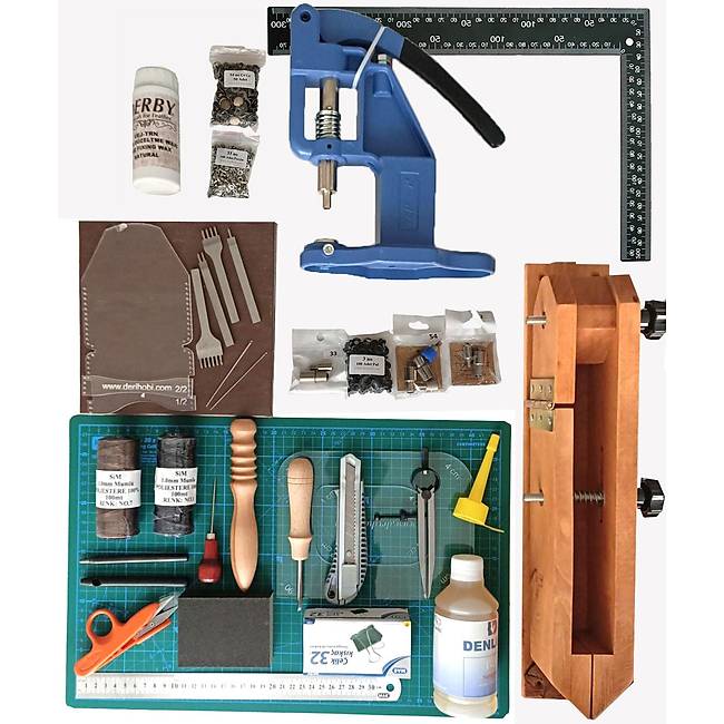Büyük Başlangıç Seti – Deri Hobi Seti