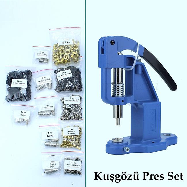 Kuşgözü Pres Set – Deri Hobi, Kuşgözü Çakma Seti