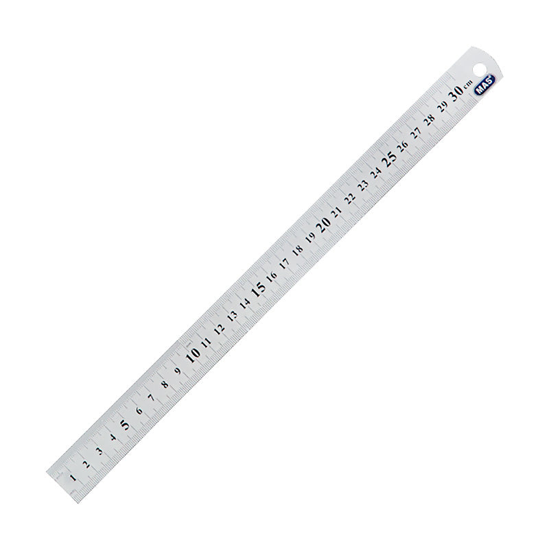 Mas Çelik Cetvel 30 cm - Deri Hobi