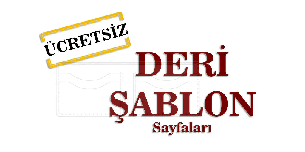 Ücretsiz Deri Şablonları: Hobi ve El İşleri İçin İndir