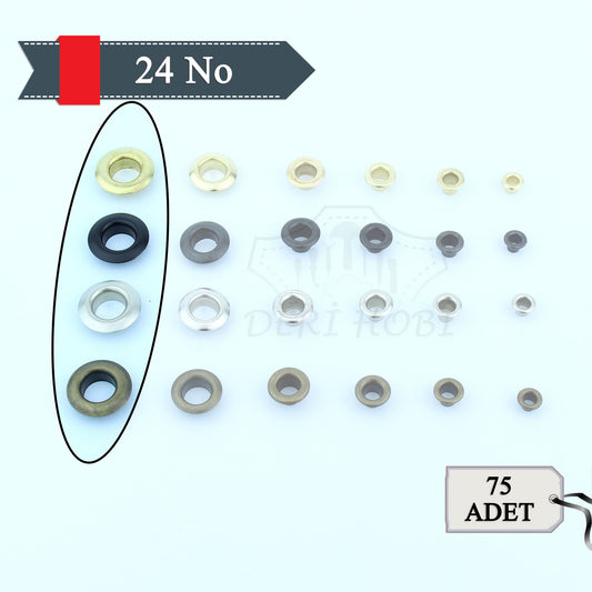 24 No Kuşgözü Pulsuz - 75li - Deri Hobi