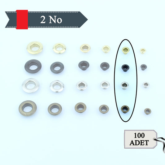 2 No Kuşgözü Pulsuz -100 lu - Deri Hobi