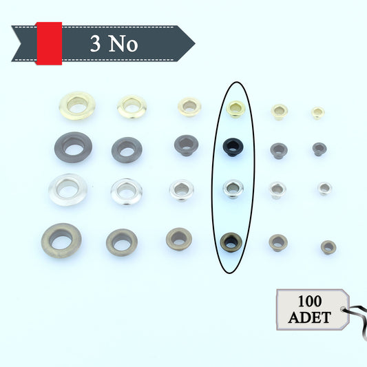 3 No Kuşgözü 100 lu- Pulsuz - Deri Hobi