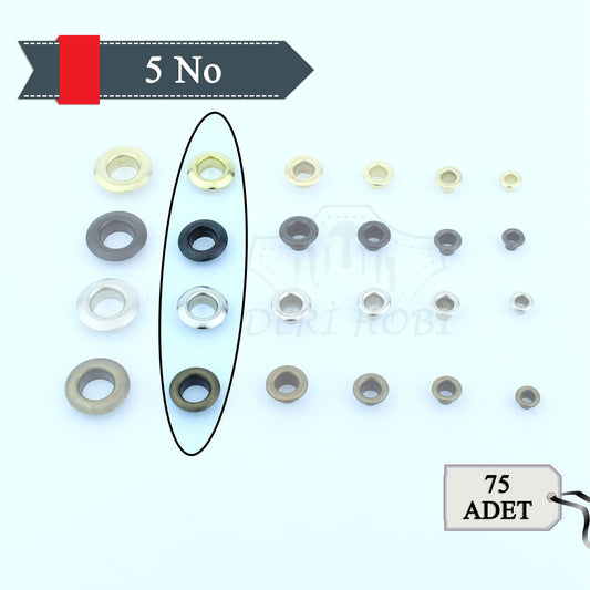 5 No Kuşgözü Pulsuz - 75li - Deri Hobi