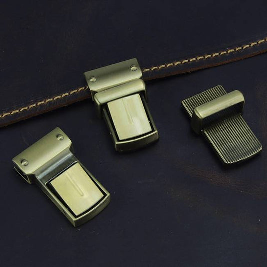 Fırçalı Antik Çanta Kilit -2- Deri Hobi