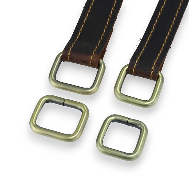 Fırçalı Antik Çerçeve - Deri Hobi