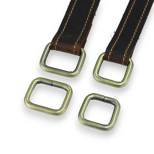 Fırçalı Antik Çerçeve - Deri Hobi