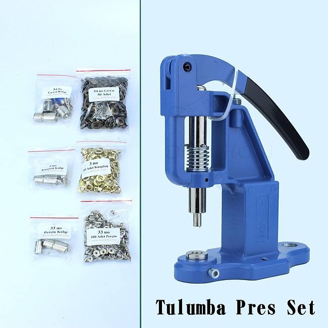 Tulumba Pres Set – Deri Hobi, Perçin & Çıtçıt & Kuşgözü