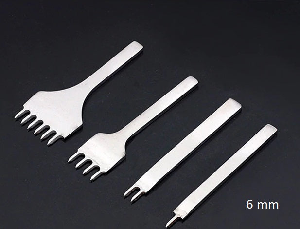 Çatal Delme Seti 6 mm - Deri Hobi