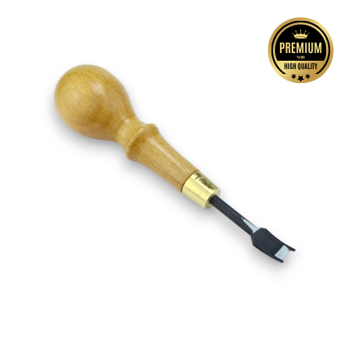 Premium Deri İnceltme - Tıraş Aleti - 8 mm - Deri Hobi