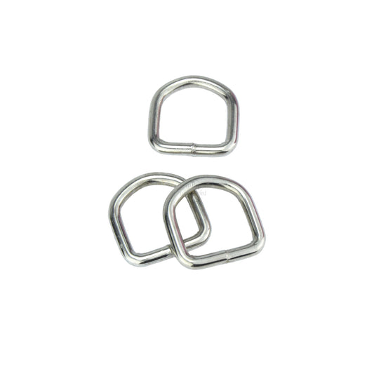 Kaynaklı Tasma D Halka 2,5 cm - Deri Hobi